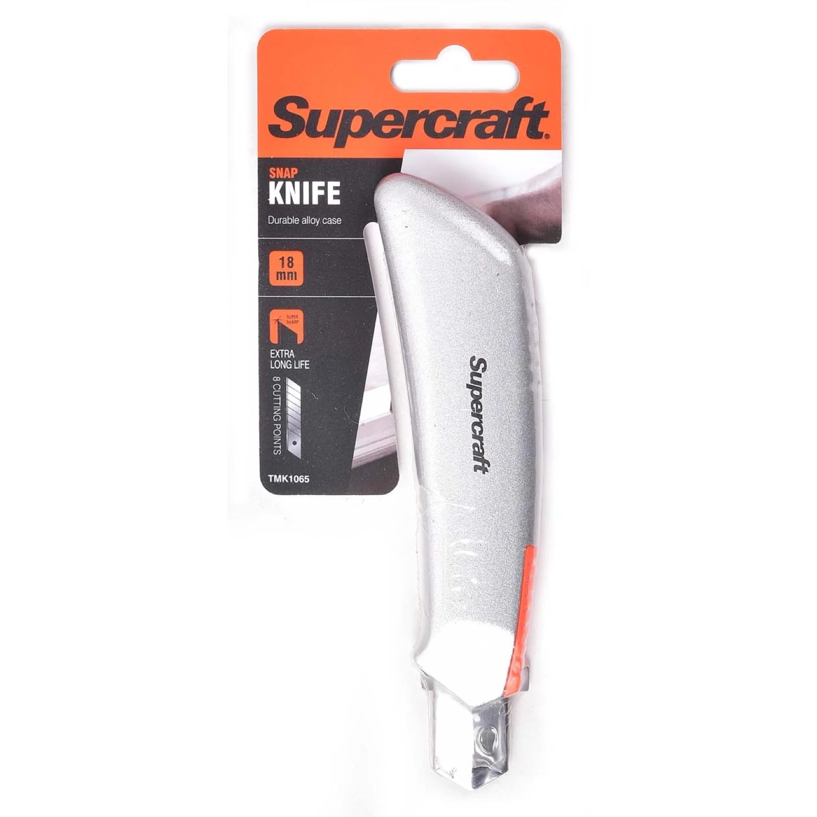 Supercraft TMK1065 18mm Snap Knife – Precision Utility Cutter for DIY & Professional Use