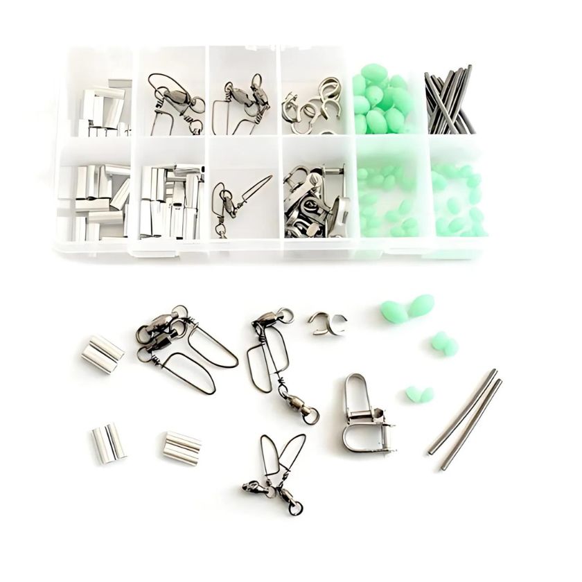 Game Fishing Crimp Accessory Assortment Kit - 206 piece