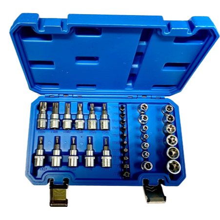 34 Piece Torque Socket Set - South East Clearance Centre