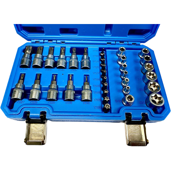 34 Piece Torque Socket Set - South East Clearance Centre