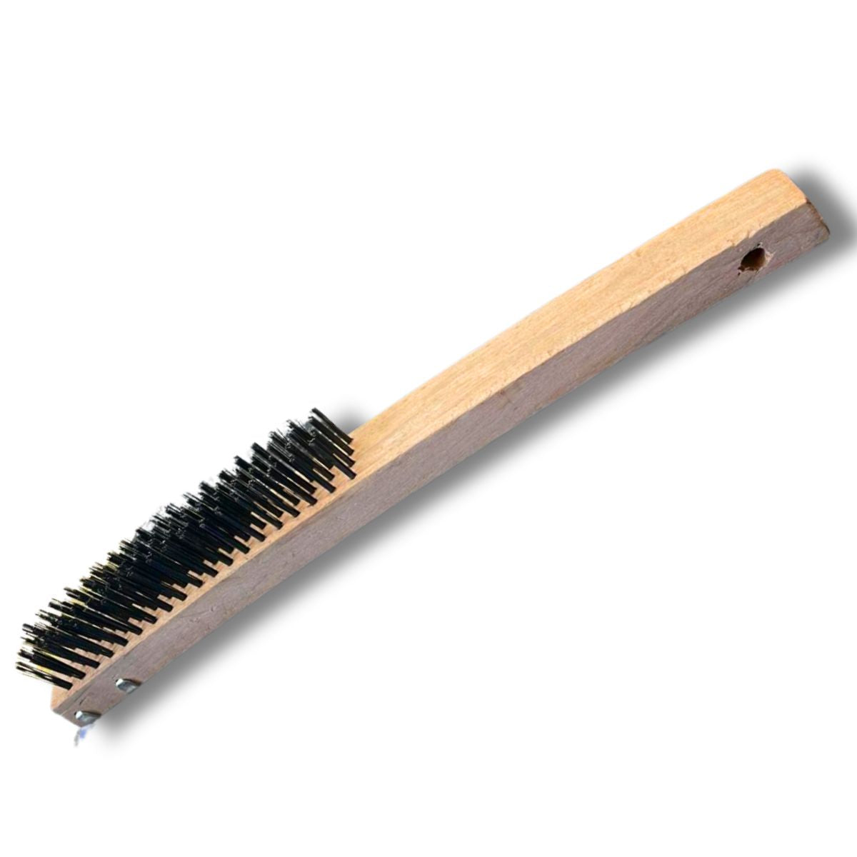 4 Row Steel Wire Brush with steel head, 340mm - South East Clearance Centre