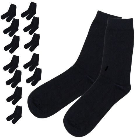 (10 Pairs) Soft Bamboo Anti Bacterial Socks | Heavy Duty Work Socks (Size 11-14) - South East Clearance Centre