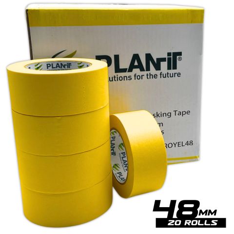 Yellow Painters Masking Tape (50 metres per roll)