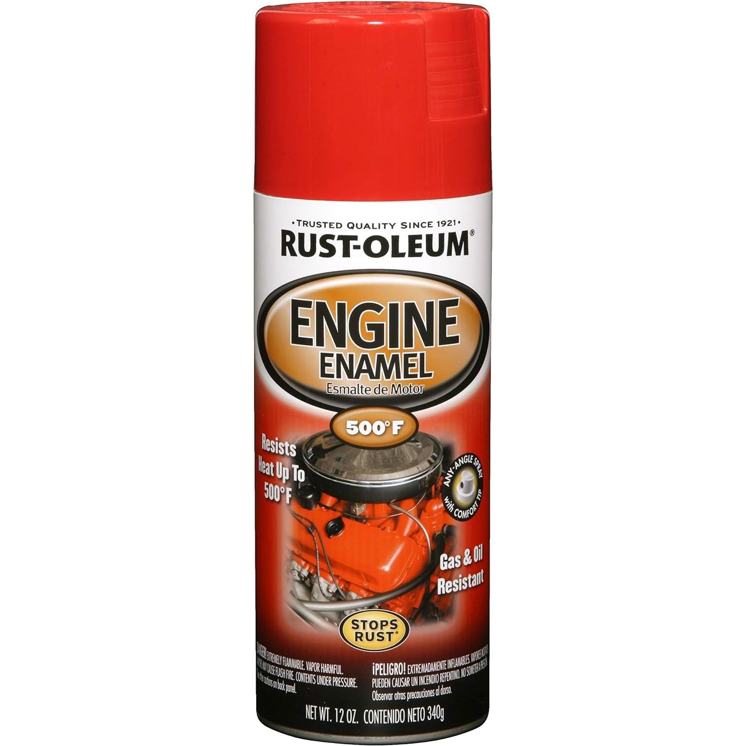 Rust-Oleum 248948 Automotive Rust Preventive Engine Enamel Spray Paint High Heat, FORD RED (6 Cans) - South East Clearance Centre