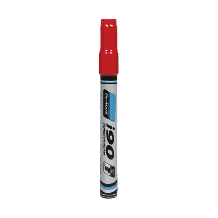 DY-MARK INK MARKER RED I90 | 12 Pack - South East Clearance Centre