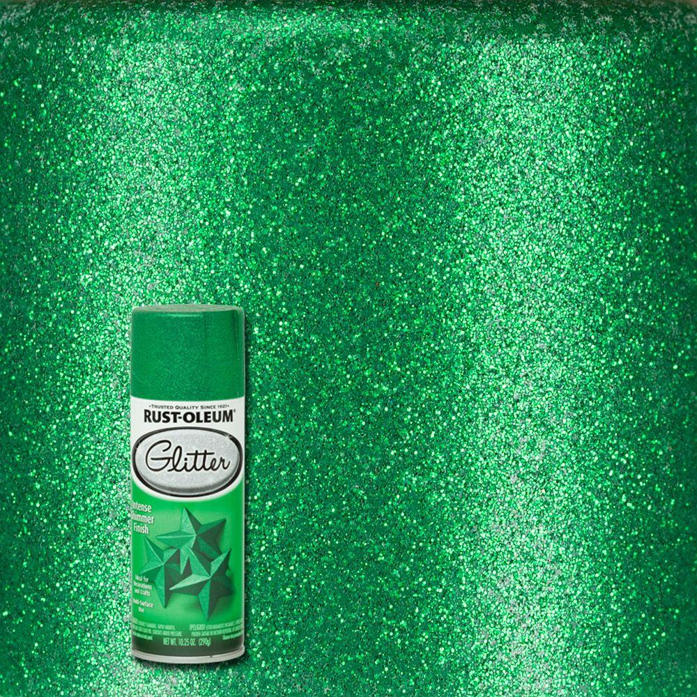 6 PACK- Rustoleum Specialty Glitter Spray Paint | GLITTER KELLY GREEN 277781 - South East Clearance Centre