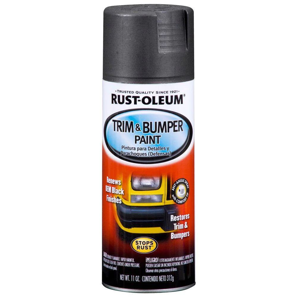 Rustoleum Automotive Speciality Paint Range Trim &amp; Bumber 251574 - Matte Black - South East Clearance Centre