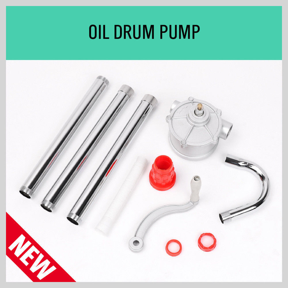 Aluminium Rotary Drum Pump Heavy Duty Oil 44 Gallon /205L Drum Barrel Hand Pump - South East Clearance Centre