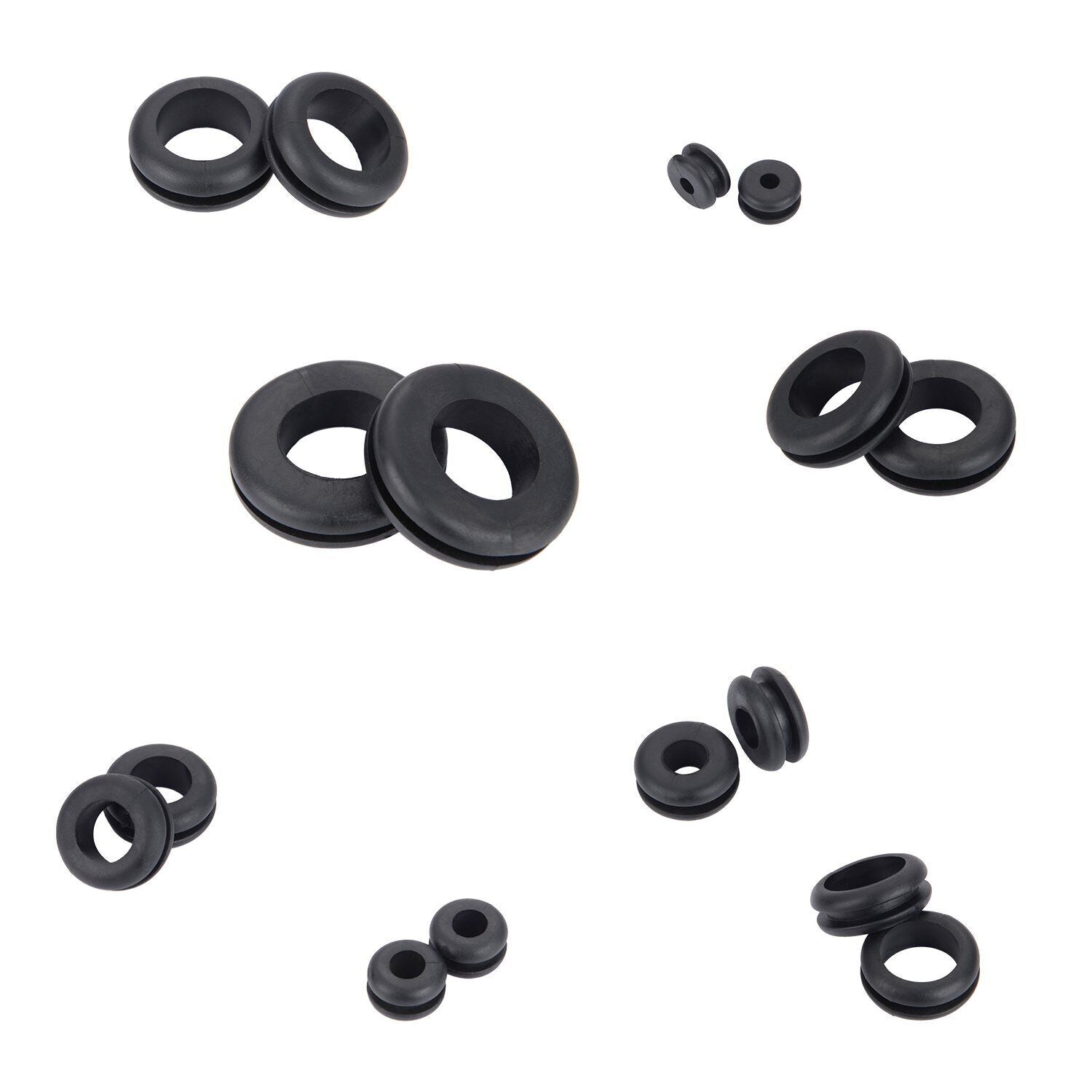 180 Piece Auto Rubber Grommet Assortment Set Fastener Kit Blanking Assortment Kit - South East Clearance Centre