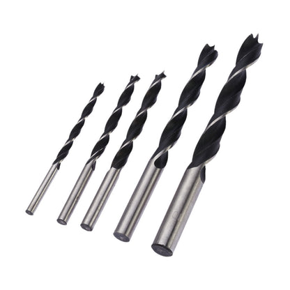 Wood Drill Bits,Three Points 4-10mm for Wooden Timber - 5 Piece Set - South East Clearance Centre