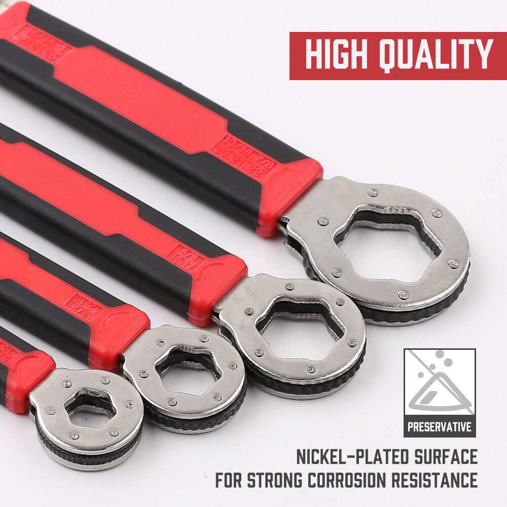 Double Head Multi Wrench Spanner 4 Piece Set - South East Clearance Centre