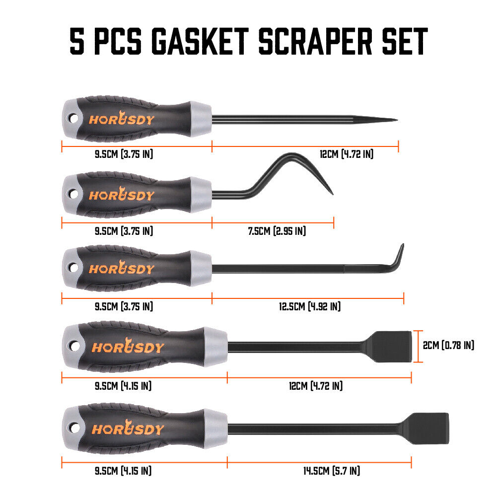 5 Piece Gasket Scraper Set - South East Clearance Centre