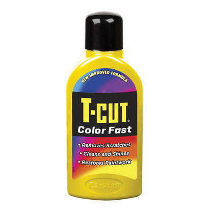 T-Cut 3 in 1 Color Fast Paintwork Restorer Car Polish, Yellow, 500 ml