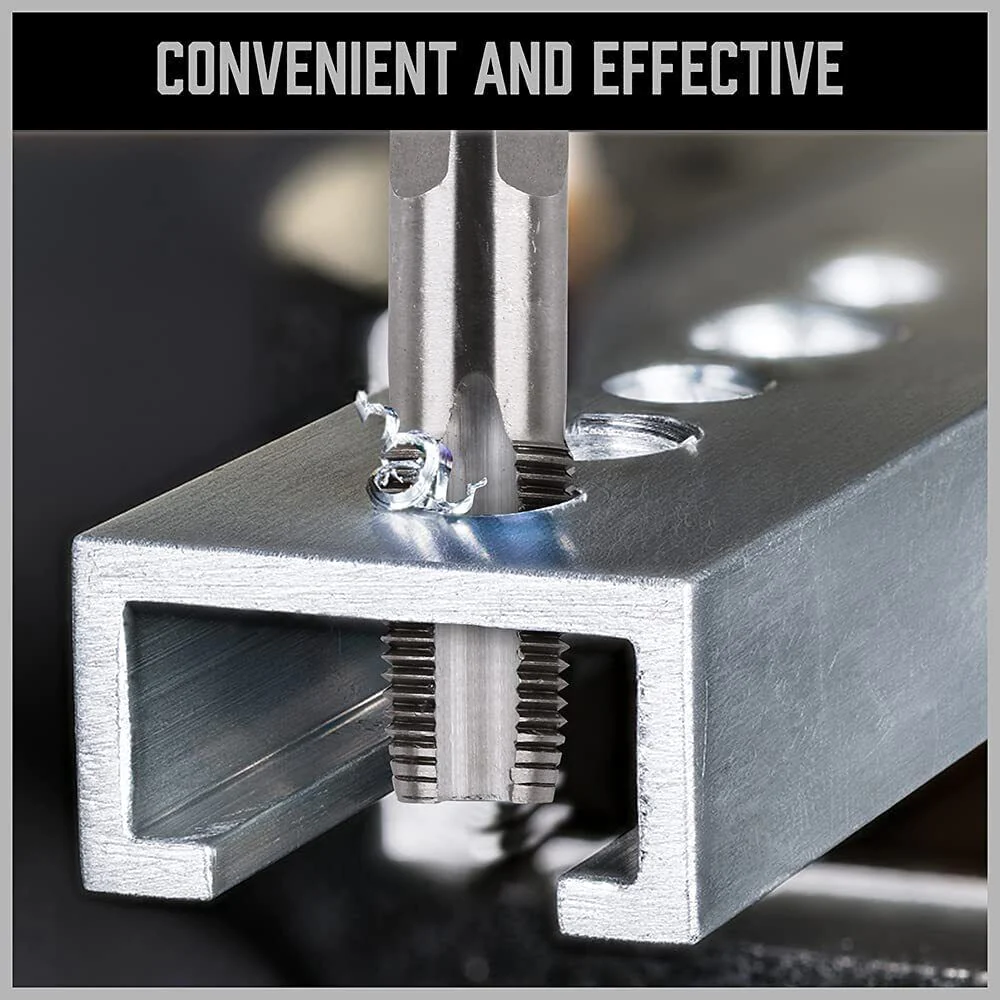 6 Piece NPT Pipe Tap Set Thread Tap Screw Tool 1/8" 1/4" 3/8" 1/2" 3/4" 1" - South East Clearance Centre