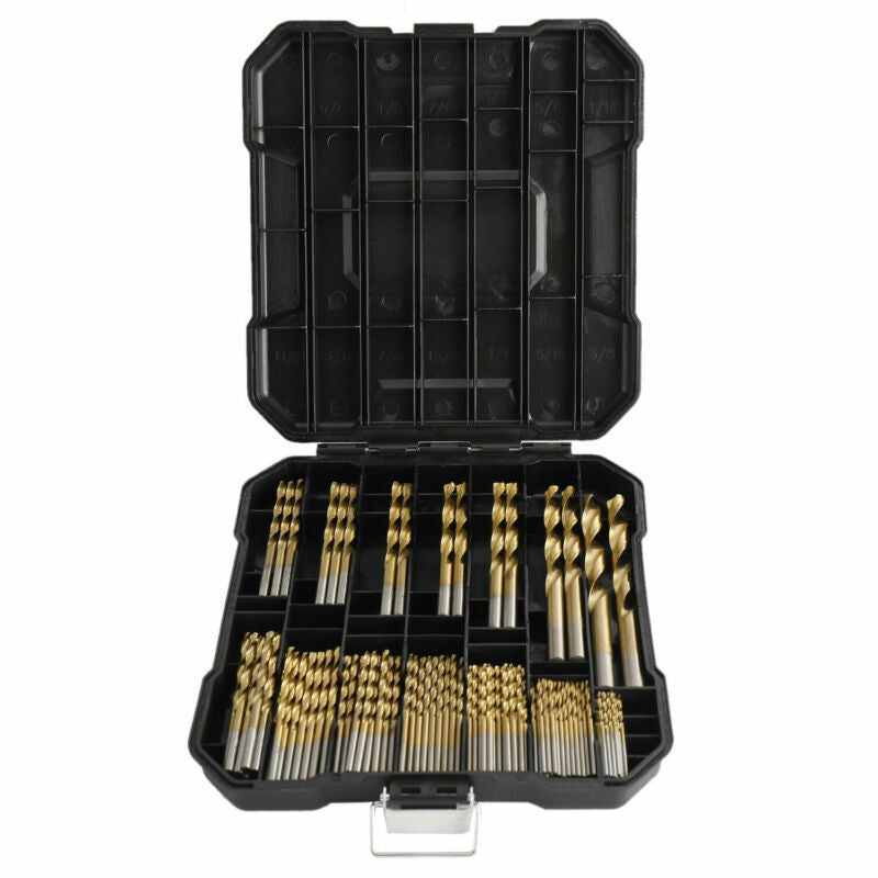 99 Piece Drill Bit Set HSS Speed Titanium Coated - South East Clearance Centre