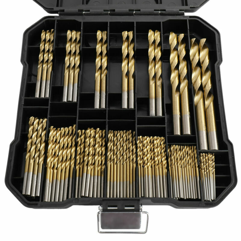 99 Piece Drill Bit Set HSS Speed Titanium Coated - South East Clearance Centre