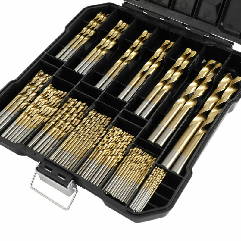 99 Piece Drill Bit Set HSS Speed Titanium Coated - South East Clearance Centre