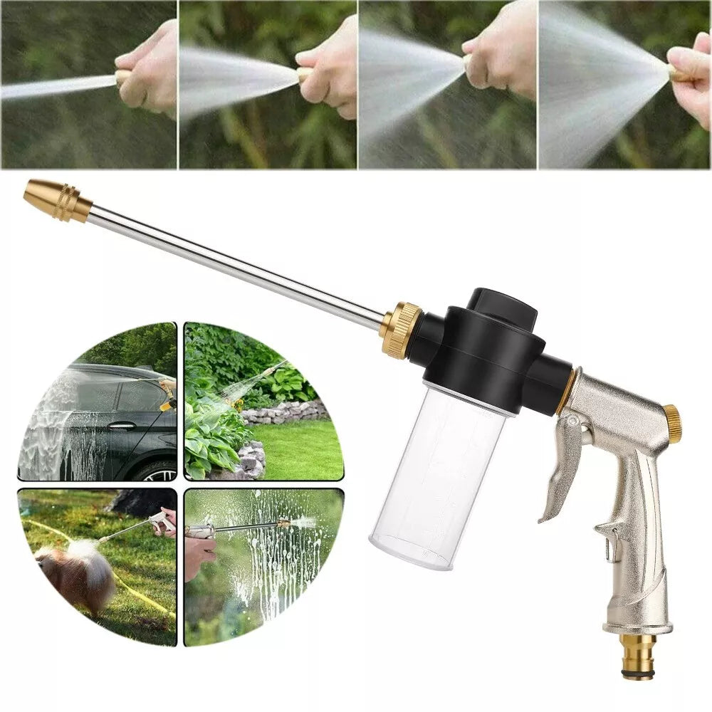 High Pressure Washer Power Gun Snow Foam Soap Bottle Nozzle Sprayer Car Washing