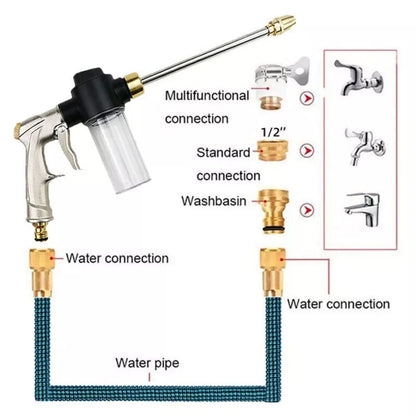 High Pressure Washer Power Gun Snow Foam Soap Bottle Nozzle Sprayer Car Washing