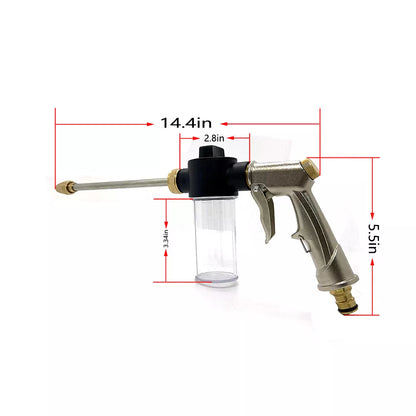 High Pressure Washer Power Gun Snow Foam Soap Bottle Nozzle Sprayer Car Washing