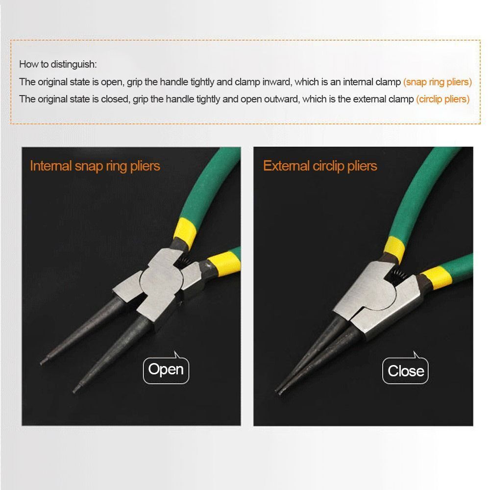 Internal / External Snap-Ring Pliers Circlip Pliers - 4 Piece Set - South East Clearance Centre