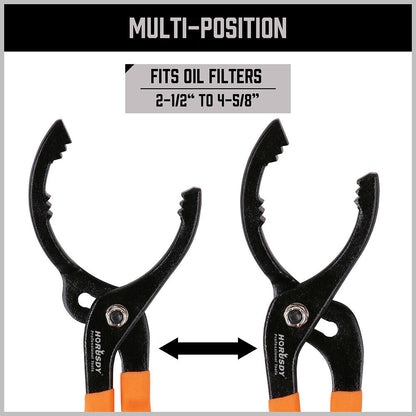 Oil filter wrench and PVC Pipe plier slip joint 50-125mm jaw long handle - South East Clearance Centre