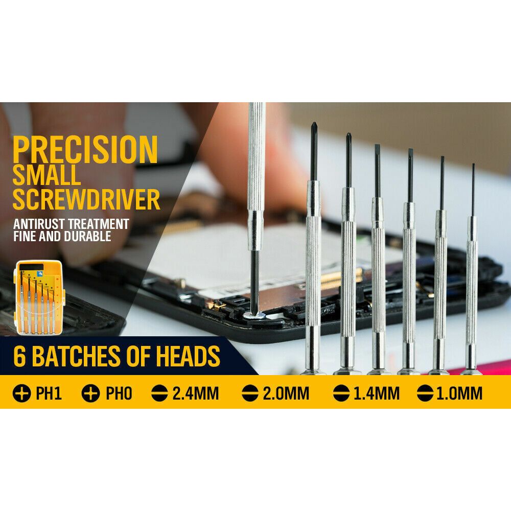 Precision Screwdriver Set - 6 Pieces - South East Clearance Centre