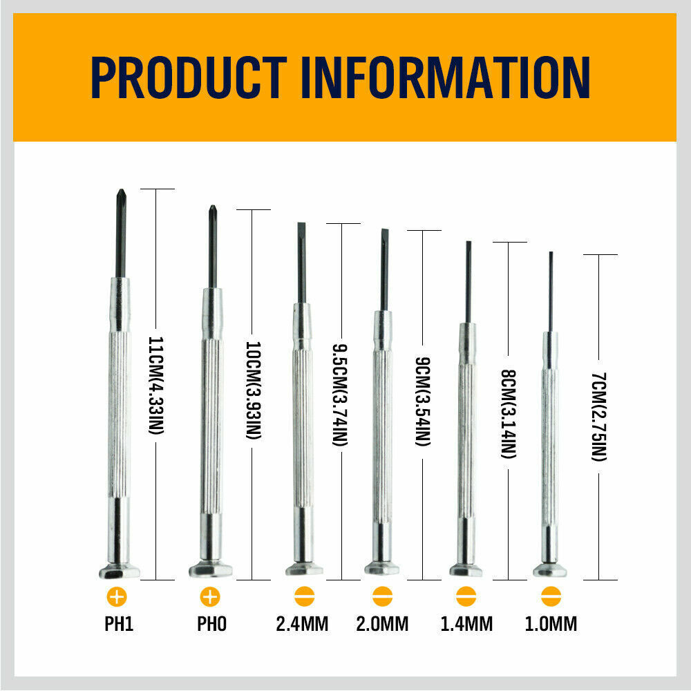 Precision Screwdriver Set - 6 Pieces - South East Clearance Centre