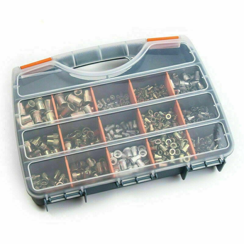 900 Piece Nut Rivet Nutsert Kit for Rivet Guns - South East Clearance Centre