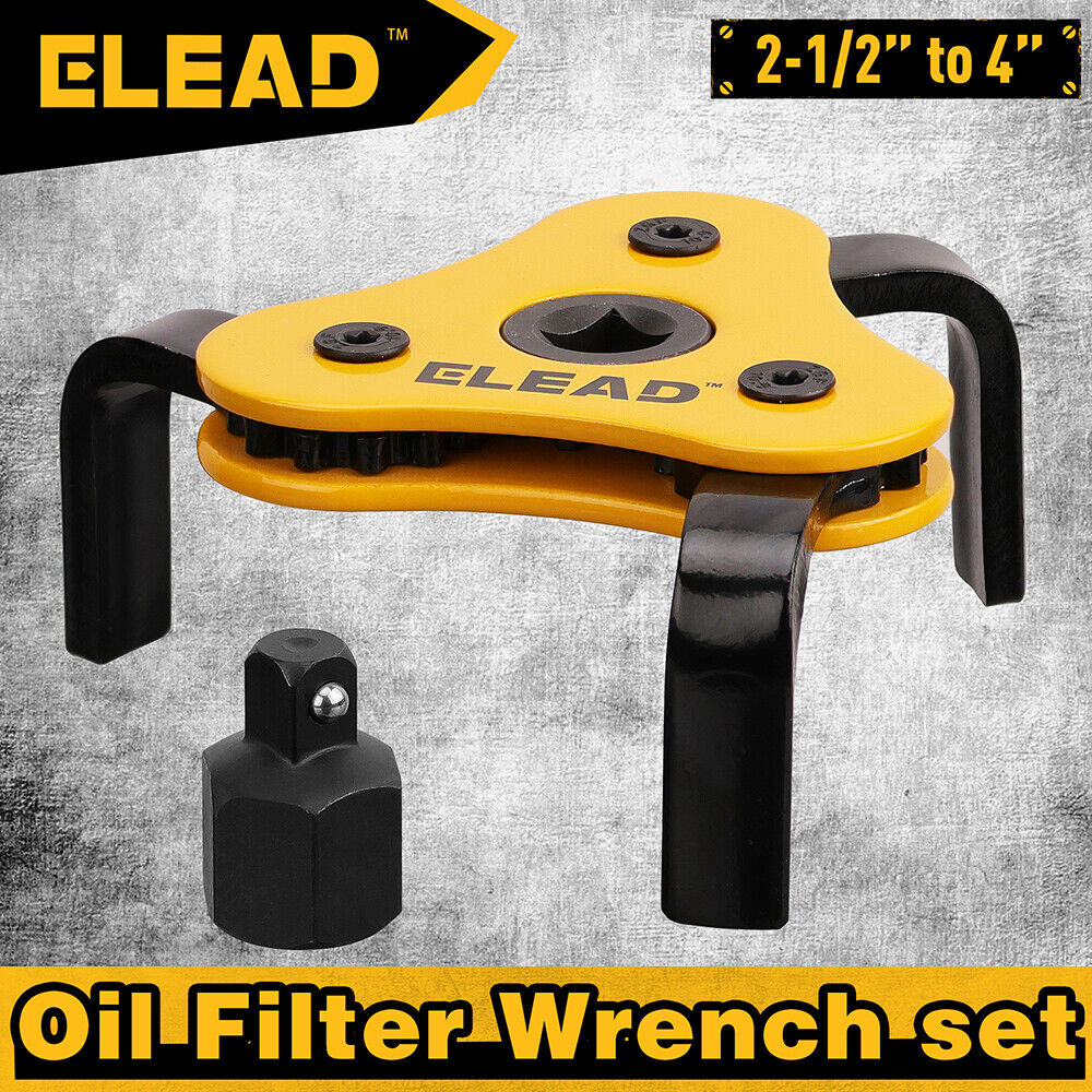 3" to 5-1/2" Oil Filter Wrench Set Oil Filter Removal Tool Automotive With Box - South East Clearance Centre