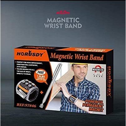 Magnetic Wrist Band with Extendable Magnetic Pickup Tool - South East Clearance Centre