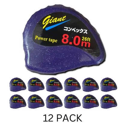 12 pack 8m tape measure