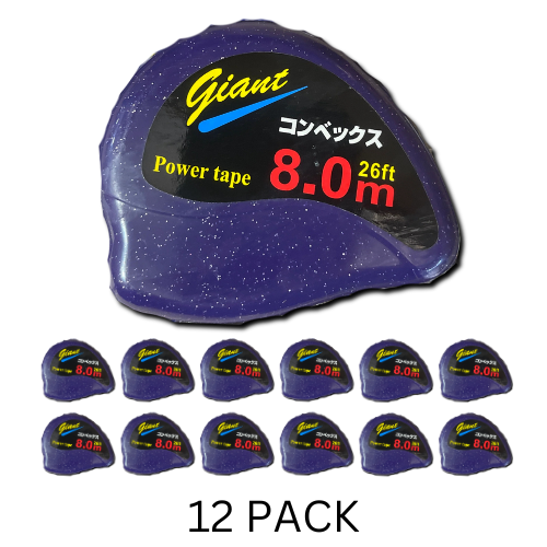 12 pack 8m tape measure