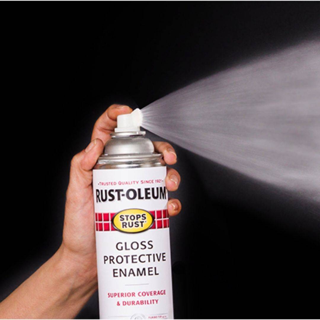 Rust-Oleum Gloss Protective Enamel with Turbo Spray System® - Gloss White - South East Clearance Centre