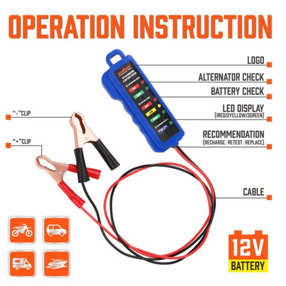 12V Alternator & Battery Tester - South East Clearance Centre