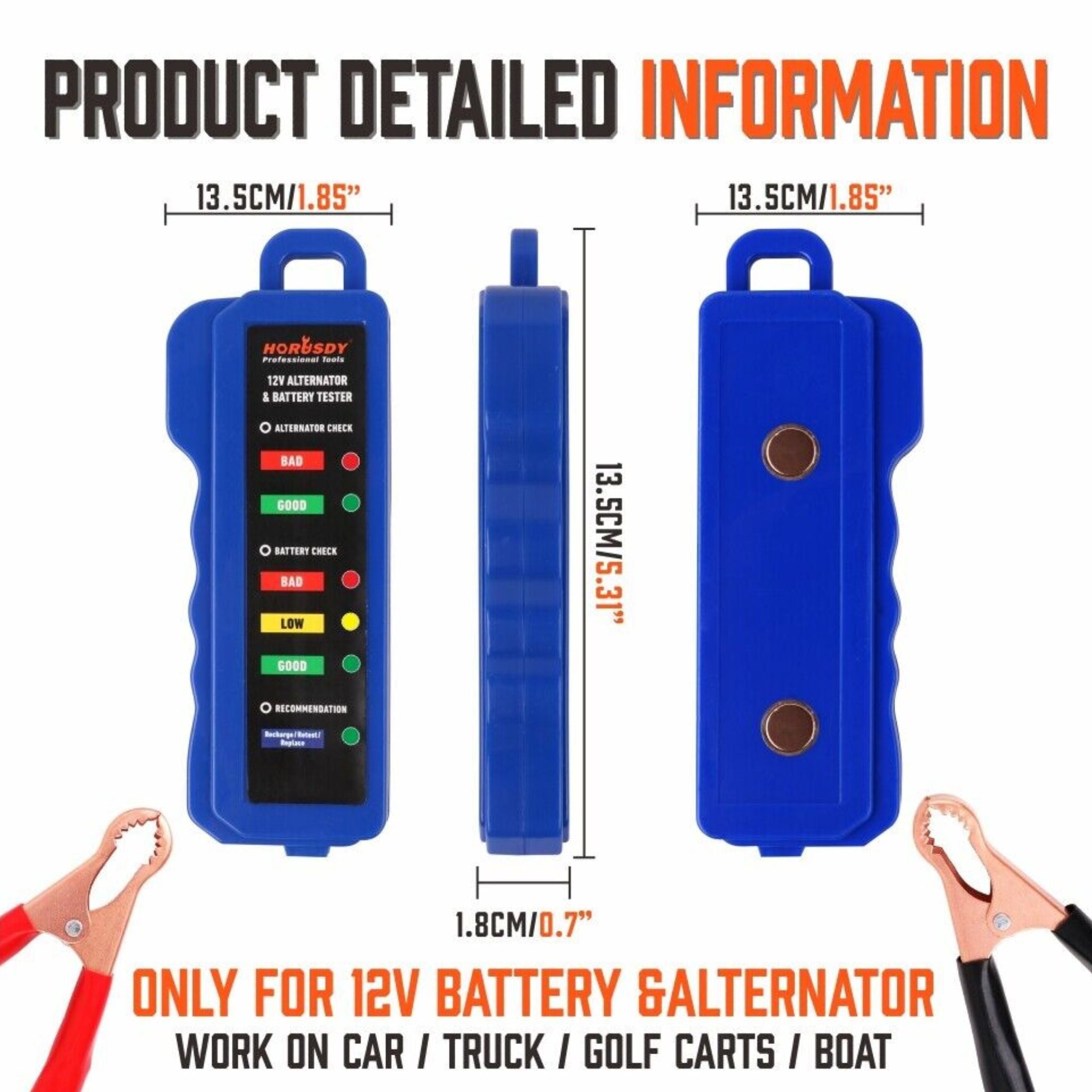 12V Alternator & Battery Tester - South East Clearance Centre