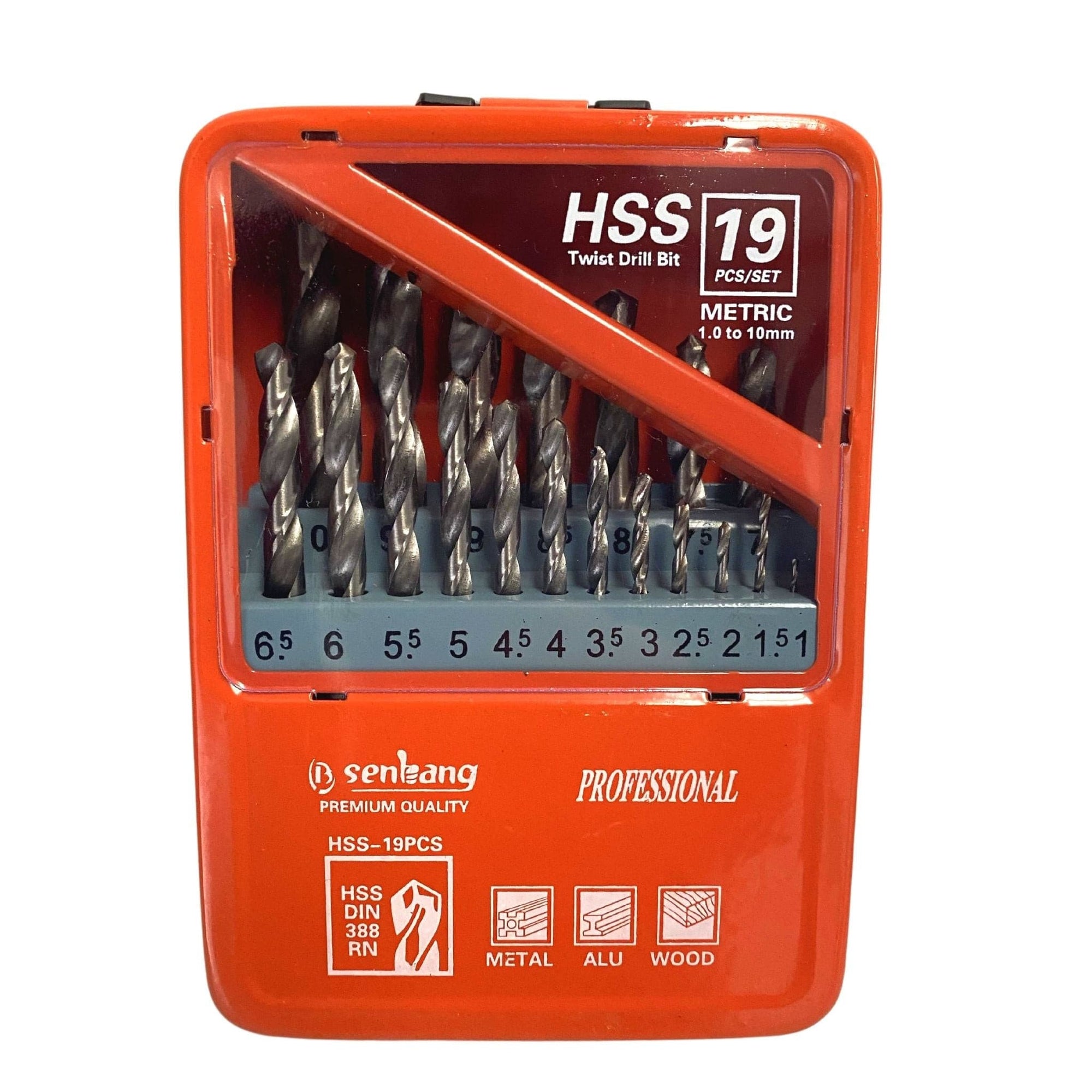 19 Piece HSS Drill Bit Set - South East Clearance Centre