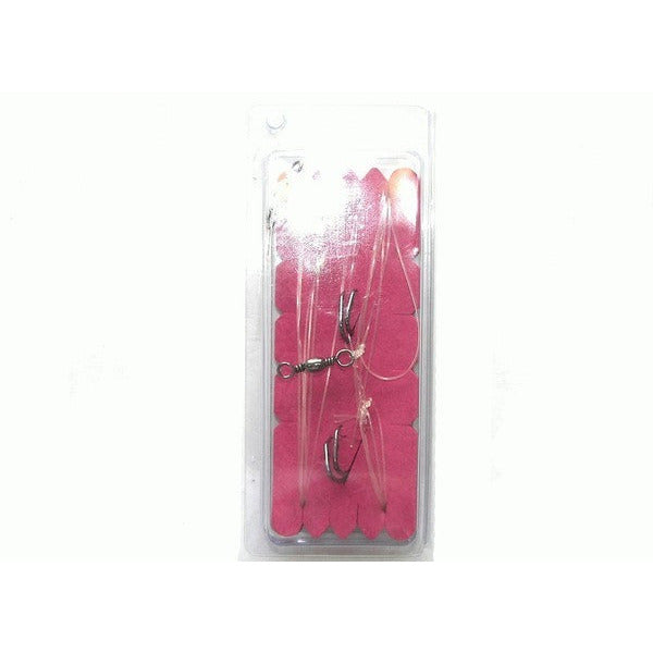 Snapper Rigs - KAMIKAZE  - 2Pk - 3-0 (Gold,Red) - 12 PACKETS-24 RIGS - South East Clearance Centre