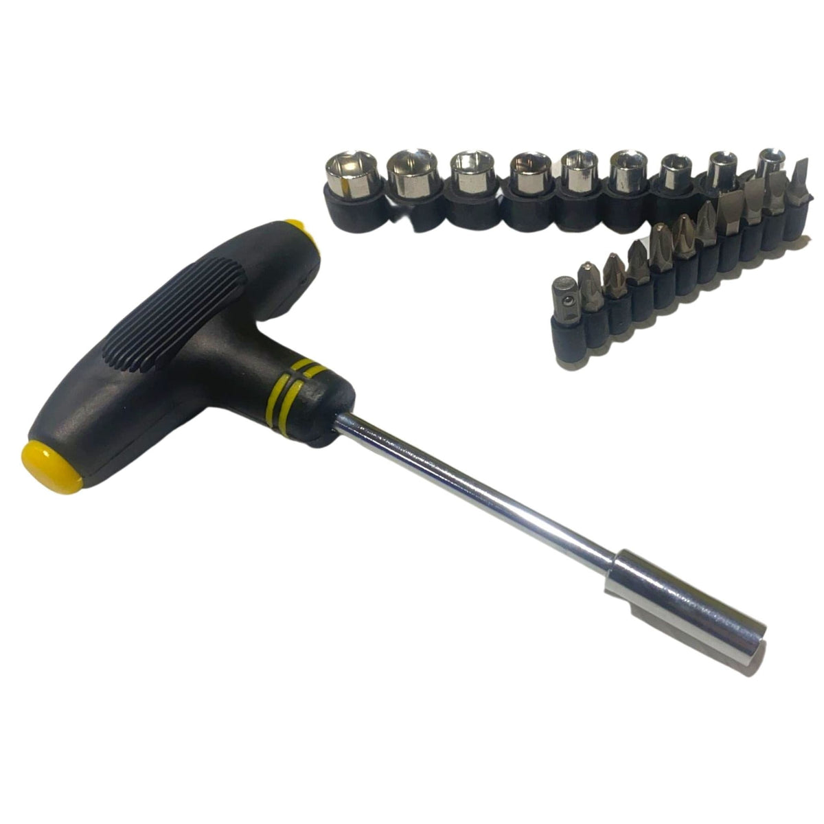 21 Piece T-handle Multi screw bit &amp; sockets &amp; screwdriver - South East Clearance Centre