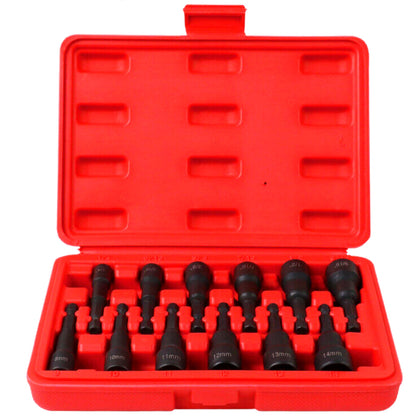 12 Piece Magnetic Hex Nut Driver Master Kit | 1/4" | Hex Shank | SAE & Metric - South East Clearance Centre