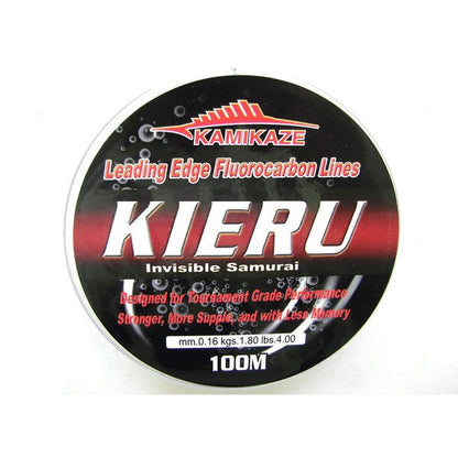 KAMIKAZE KIERU Fluorocarbon-Fluoro Carbon Leader 100m 4lb - South East Clearance Centre