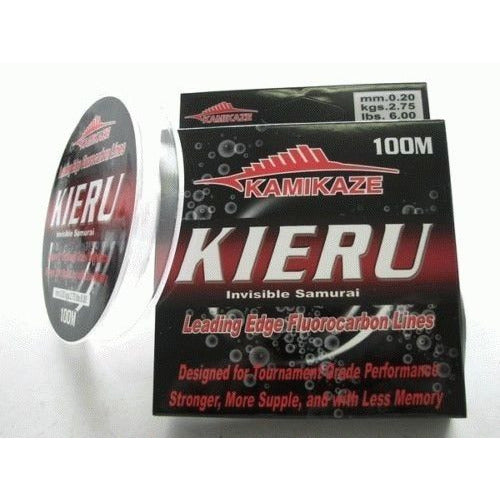 KAMIKAZE KIERU Fluorocarbon-Fluoro Carbon Leader 100m 6lb - South East Clearance Centre