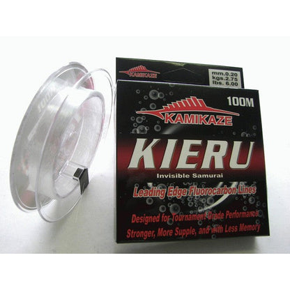 KAMIKAZE KIERU Fluorocarbon-Fluoro Carbon Leader 100m 6lb - South East Clearance Centre