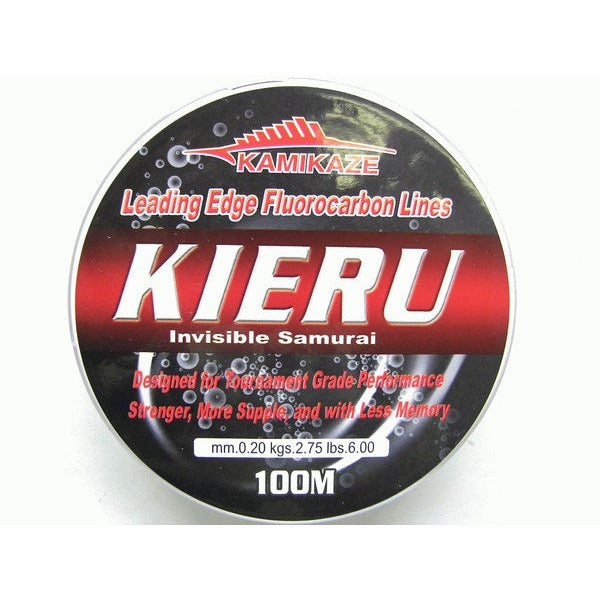 KAMIKAZE KIERU Fluorocarbon-Fluoro Carbon Leader 100m 6lb - South East Clearance Centre