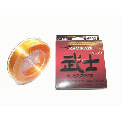 Kamikaze WARRIOR Japanese SuperGradeLine 300m 42lb ORANGE - South East Clearance Centre