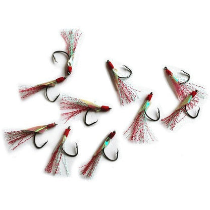 Rough Rider Flasher Circle Hooks #2 (2 Packs) (Red-Chat-20pcs) - South East Clearance Centre