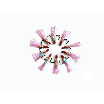 Rough Rider Flasher Circle Hooks #6 (2 Pk) Pink 20pcs - South East Clearance Centre