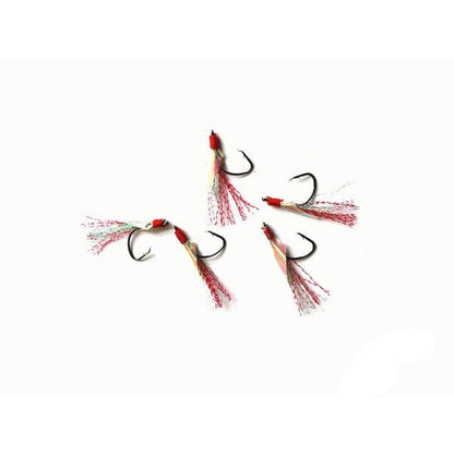 Rough Rider Flasher Circle Hooks-5-0 (3 Packs) (Red-Chat-15pcs) - South East Clearance Centre