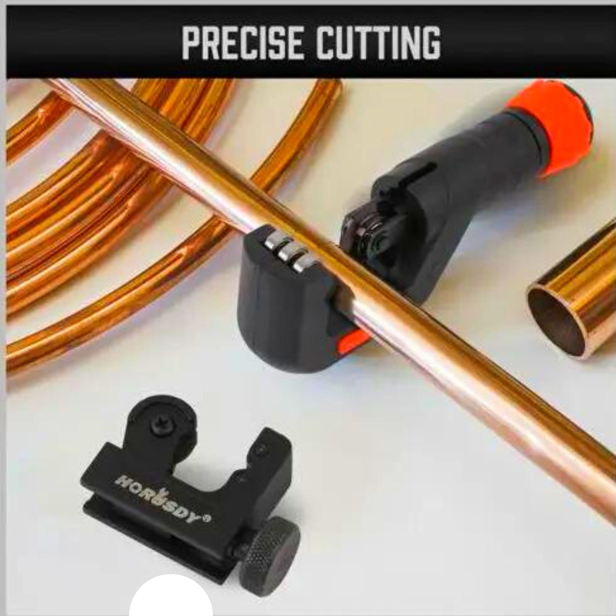 3 Piece Tube Pipe Cutter Set | Heavy Duty Copper Pipe PVC Thin Steel Cut with Deburring Tool - South East Clearance Centre