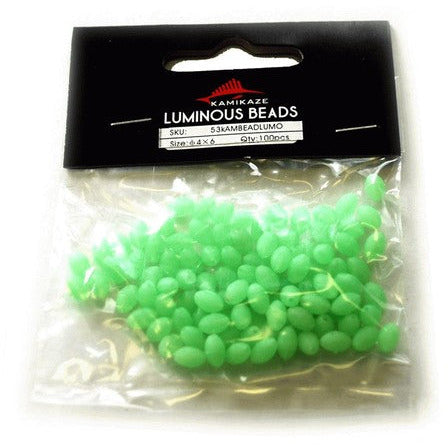 Kamikaze Lumonious Beads 4mmx6mm - 100 Pk - South East Clearance Centre